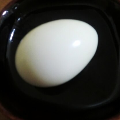 つるつるの茹で卵で、気持ちいいです～（*^^*)
レシピありがとうございます♪